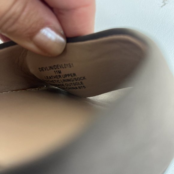 Steve Madden Womens Devlin Taupe Open Toe Suede Sandal Block Heel Ankle Strap 11 - Picture 13 of 13